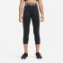 Collants Nike Fille Pro Bk