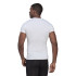 T-shirt adidas Homme Techfit Training Blanc