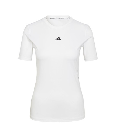 T-shirt adidas Techfit Training Femme Blanc