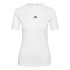 T-shirt adidas Techfit Training Femme Blanc