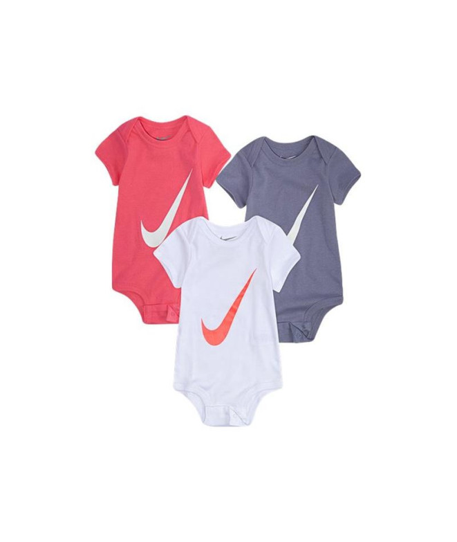 Nike Bodysuits Kids 3 Packs Baby Red