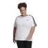 T-shirt adidas Femme Essentials Slim 3-Stripes Blanc