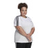 T-shirt adidas Femme Essentials Slim 3-Stripes Blanc