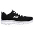 Chaussures Skechers Graceful-Get Connect Femme Maille noire / bordures blanches