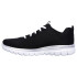 Chaussures Skechers Graceful-Get Connect Femme Maille noire / bordures blanches