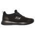 Chaussures Skechers Squad Sr Femme Tricot plat noir