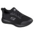 Chaussures Skechers Squad Sr Femme Tricot plat noir
