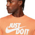 T-shirt Nike Homme Just Do It Orange