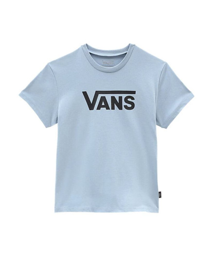 T-shirt Vans Flying V Crew Girl Bleu