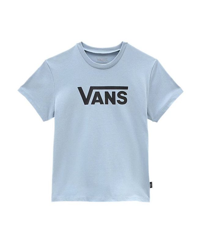 T-shirt Vans Flying V Crew Girl Bleu