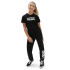 T-shirt Vans Flying V Crew Girl Noir