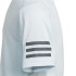 T-shirt de tennis adidas Club Tennis 3-Stripes Junior Blanc