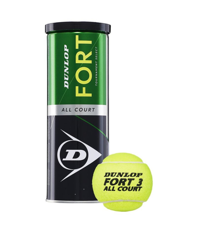Balles de Tennis Dunlop Fort All Court TS Yellow