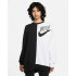 Sweat Nike Femme Sportswear Noir/Blanc