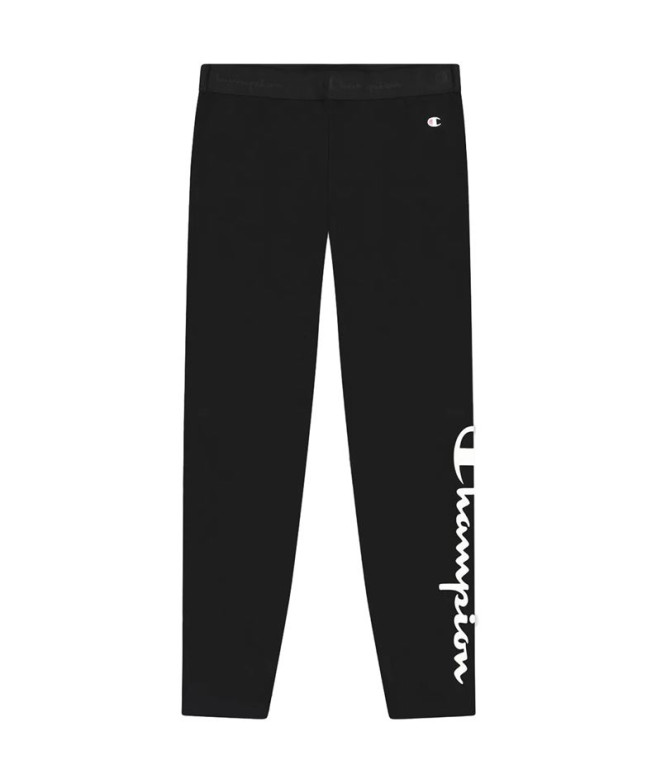 Collant Champion Crop Femme Noir
