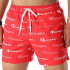 Maillot de bain Champion Short de bain Homme Rouge imprimé
