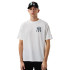 T-shirt New Era NYY MLB City Graphic Iversized Hommes Noir