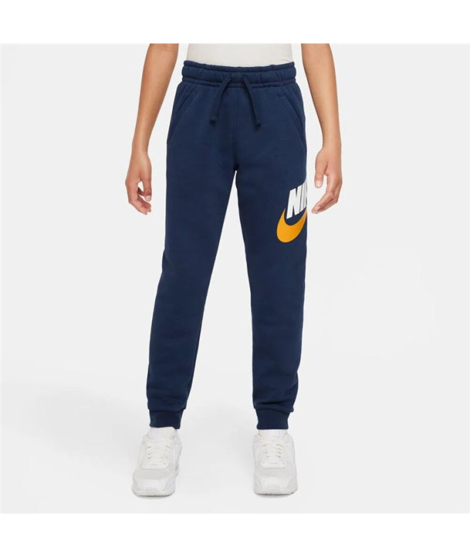 Pantalons Nike Enfant Polaire Sportswear Club Bleu