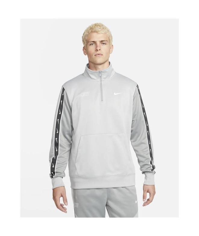 Sweat Nike Homme Sportswear Repeat Gris
