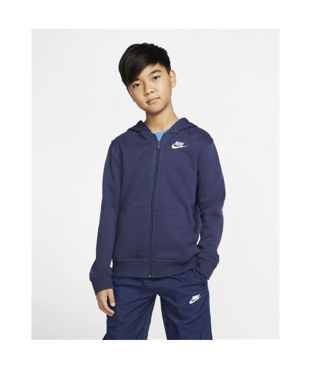 Veste Nike Enfant Sportswear Club Bleu
