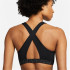 Brassiere de sport Nike Femme Dri-FIT Swoosh Noir