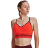 Brassiere de sport pour femmes Under Armour Seamless Low Long Heather