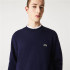 Sweatshirt Lacoste Hommes Coton biologique Bleu foncé
