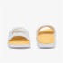 Tongs pour femmes Lacoste Croco Dualiste Women's White