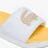 Tongs pour femmes Lacoste Croco Dualiste Women's White