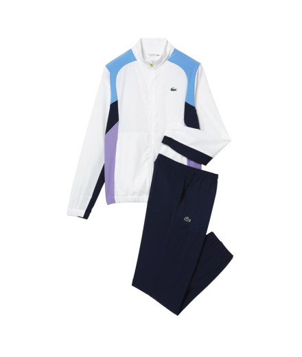 Tracksuit Lacoste SPORT Tennis ColorBlock Homme Blanc