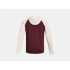 Sweatshirt Under Armour Wordmark Colorblock Man Red
