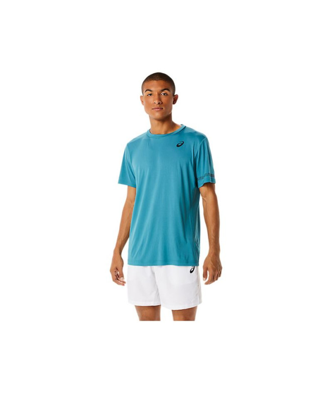 ASICS COURT M SS TEE Hommes Bleu