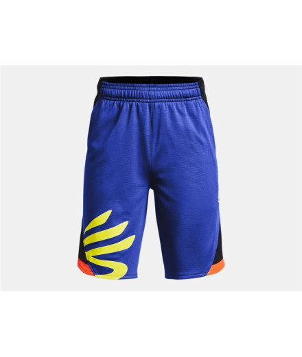 Short Under Armour Curry Splas Short pour enfants Bleu