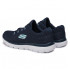 Chaussures Skechers Summits-Quick Lapse Femme Marine Mesh/ White Trim