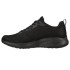 Chaussures Skechers Femme Bobs Squad Chaos - F Black Engineered Knit/ Trim