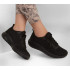Chaussures Skechers Femme Bobs Squad Chaos - F Black Engineered Knit/ Trim