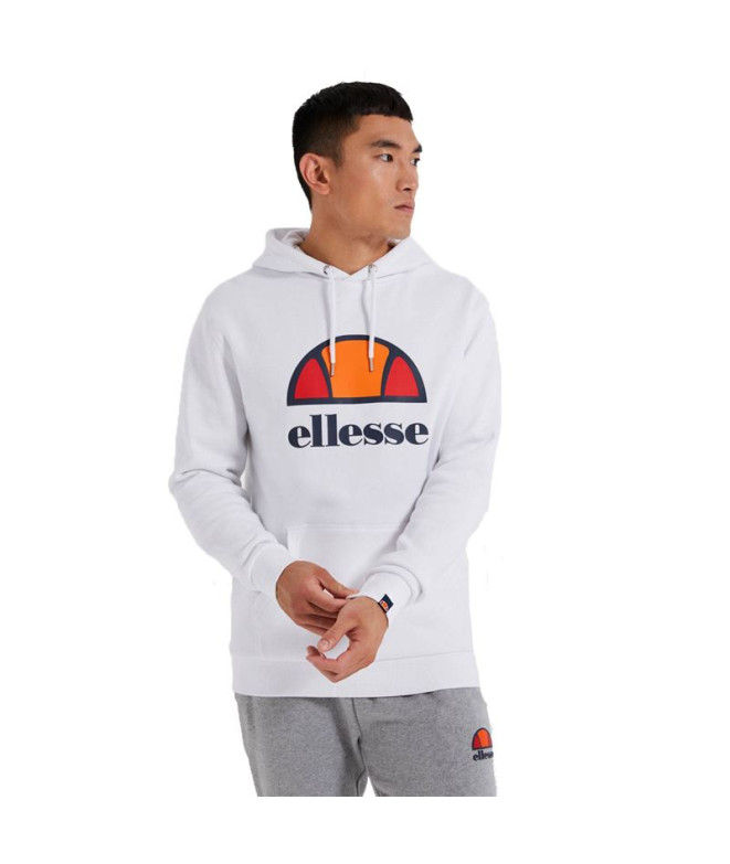 Sweat Ellesse Dahryl OH Hoody Homme Blanc