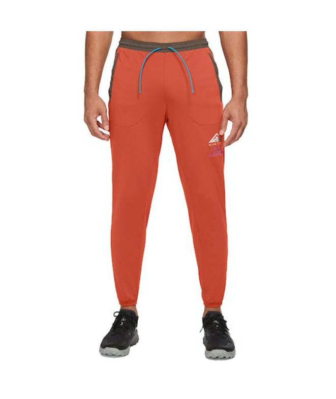 Pantalons trail running Nike Homme d'Orange