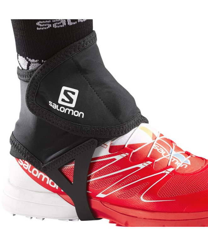 trail Salomon Trail Guêtres de Guêtres Low Black