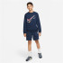 Sweat Nike Enfant NSW FLC CREW Bleu