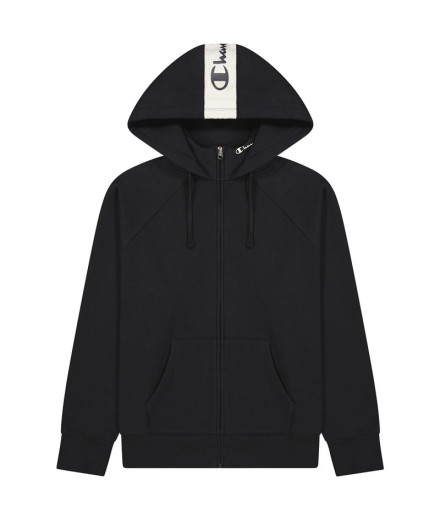Sweatshirt Champion Hooded Full Zip Noir
