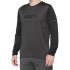 T-shirt cyclisme 100% by RIDECAMP Long Sleeve Black