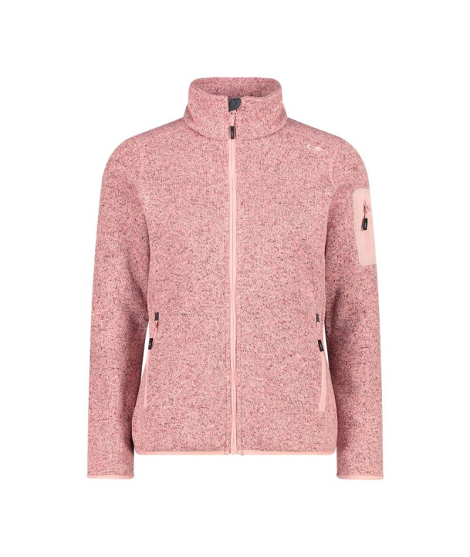 Veste CMP Femme Melange Knit-Tech Peach