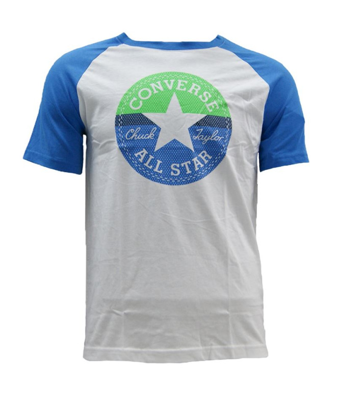 T-shirt raglan à blocs de couleurs