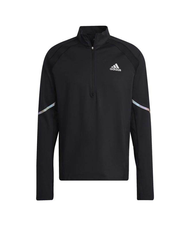 Sweatshirt adidas Fast 1/2 Zip Man BK