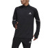Sweatshirt adidas Fast 1/2 Zip Man BK