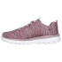 Chaussures Skechers Graceful-Twisted For Femme Maille mauve et blanche/ Bordure mauve