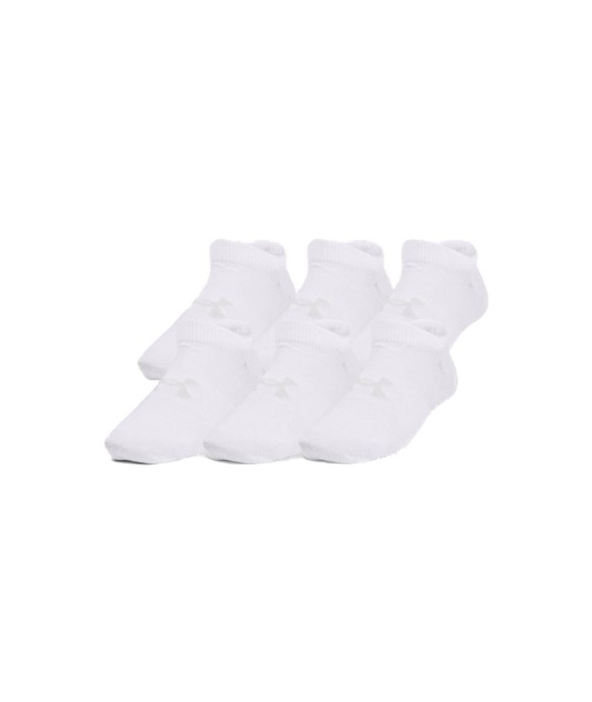 Chaussettes Under Armour Essential No Show Kids Wh