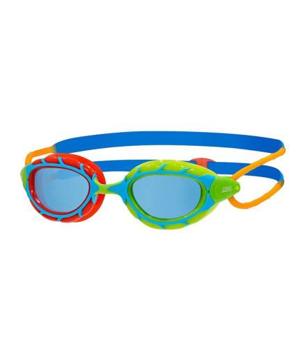 Lunettes de natation Zoggs Predator pour enfants Bleu/Rouge