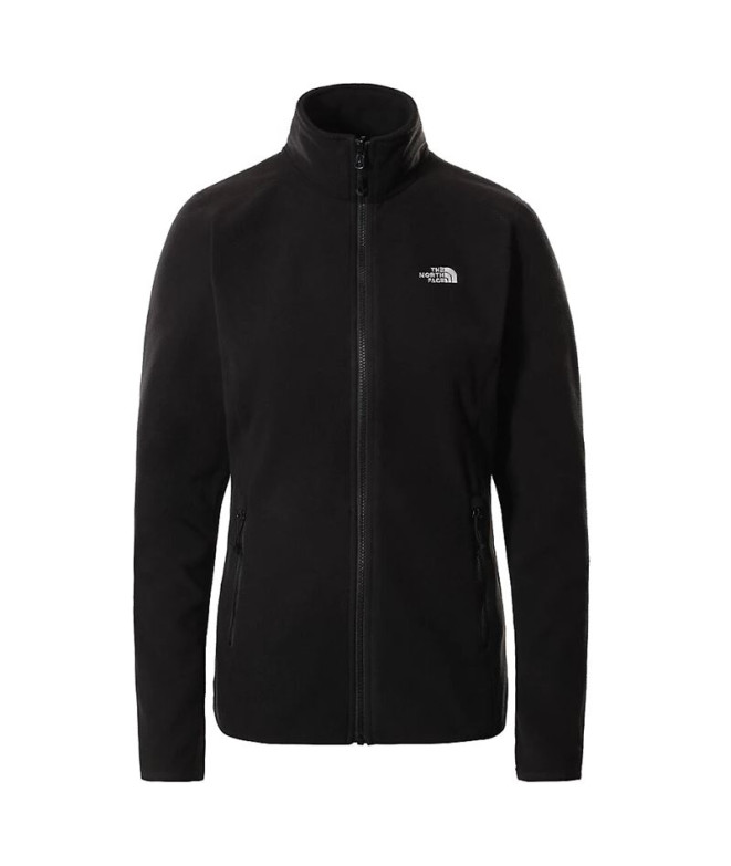 Veste The North Face 100 GLACIER FZ Femme Noir